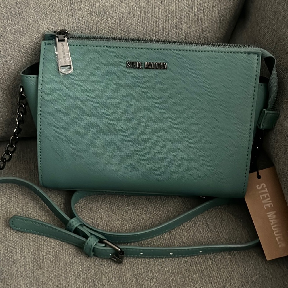 NWT Steve Madden Women's Blexi Crossbody Bag (Sage)